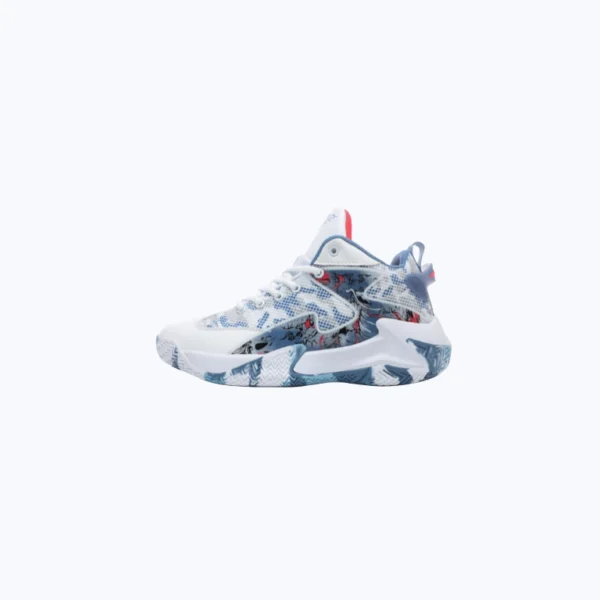 Youth Shock Absorption Wear-resistant Mesh Rubber Sole Sneaker