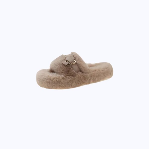 Fluffy Flat Slippers